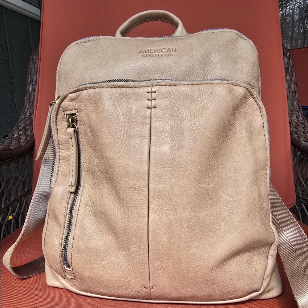 American Leather Co. Leather Backpack